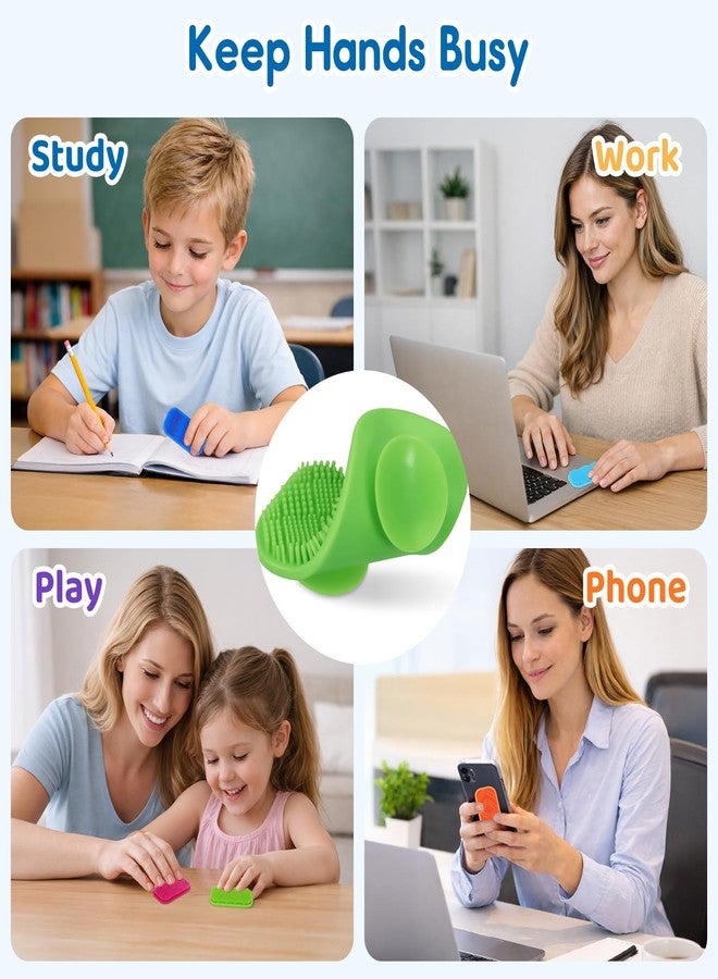idooss Sensory Fidget Toys for Kids Adults, Sensory Calm Strips for ADHD, Autism with Suction Cups, Texture Relief Toys for Kids Over 3 Years - Image 4